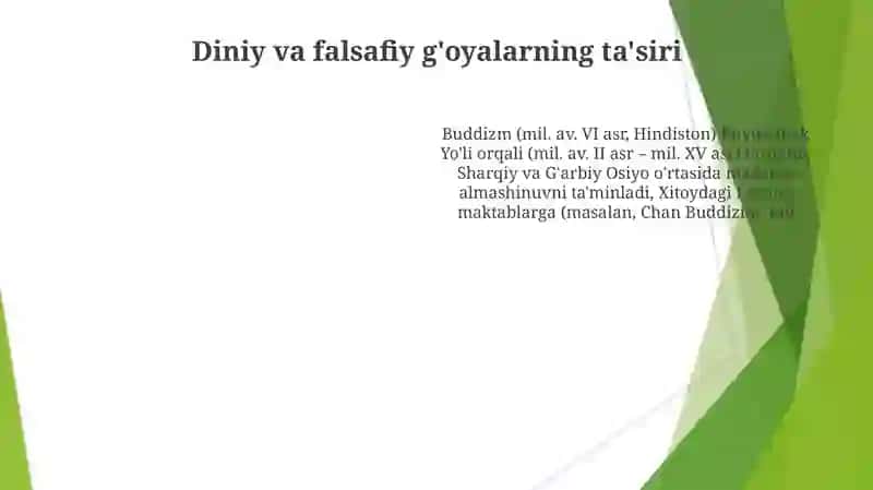 Yevro Osiyo harakatining tarixiy ildizlari 4