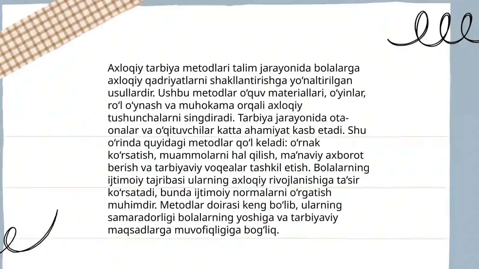 Sinf rahbarining tarbiyaviy ishi 4