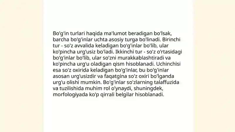 Bo'g'in terminologiyasi 4