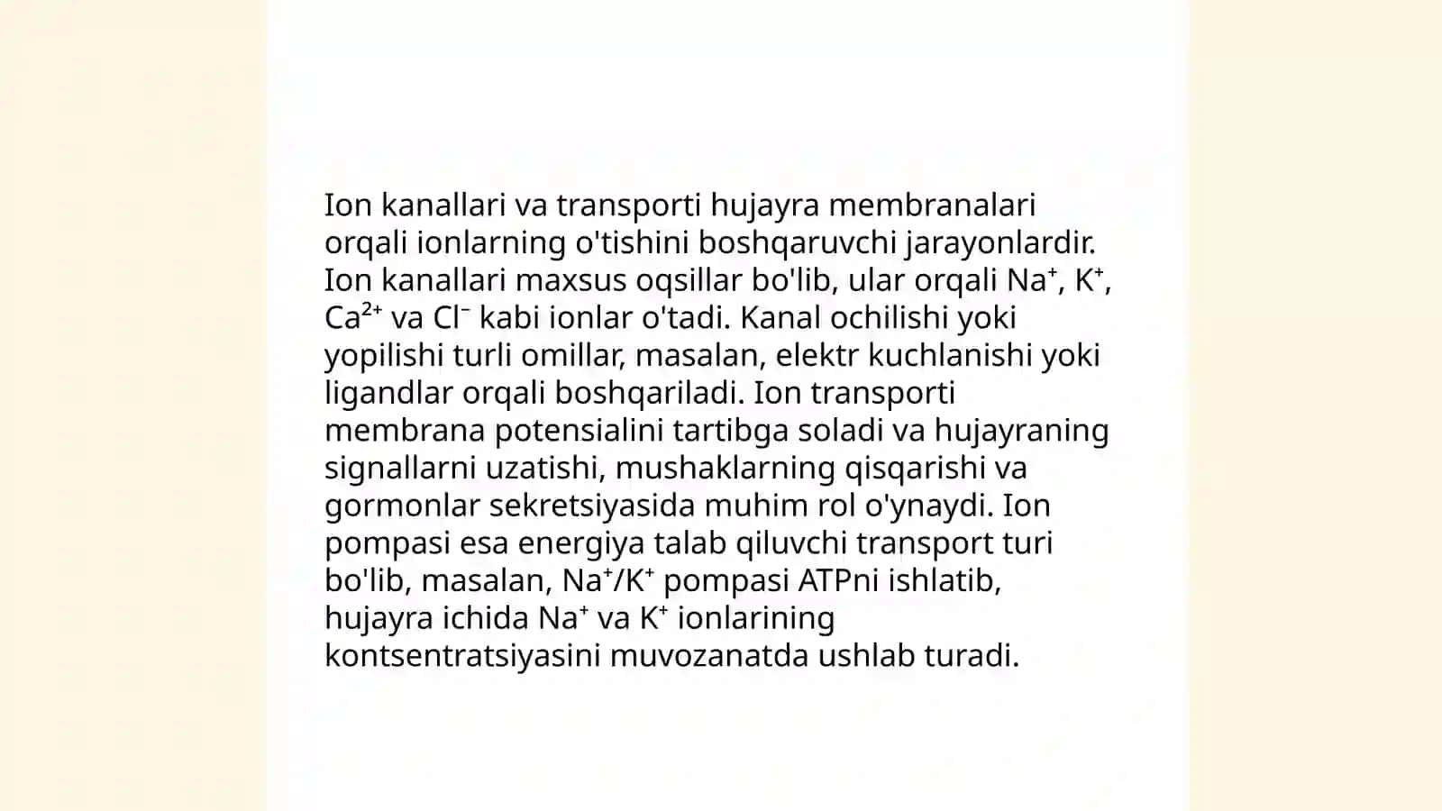 Hujayraviy membranalar biofizikasi 4