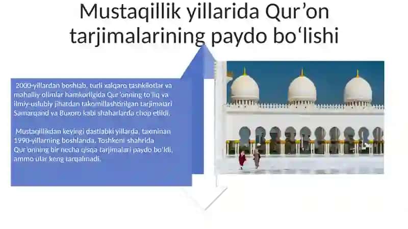 Mustaqillik yillarida Qurʼonning oʻzbek tiliga tarjima qilinishi 4