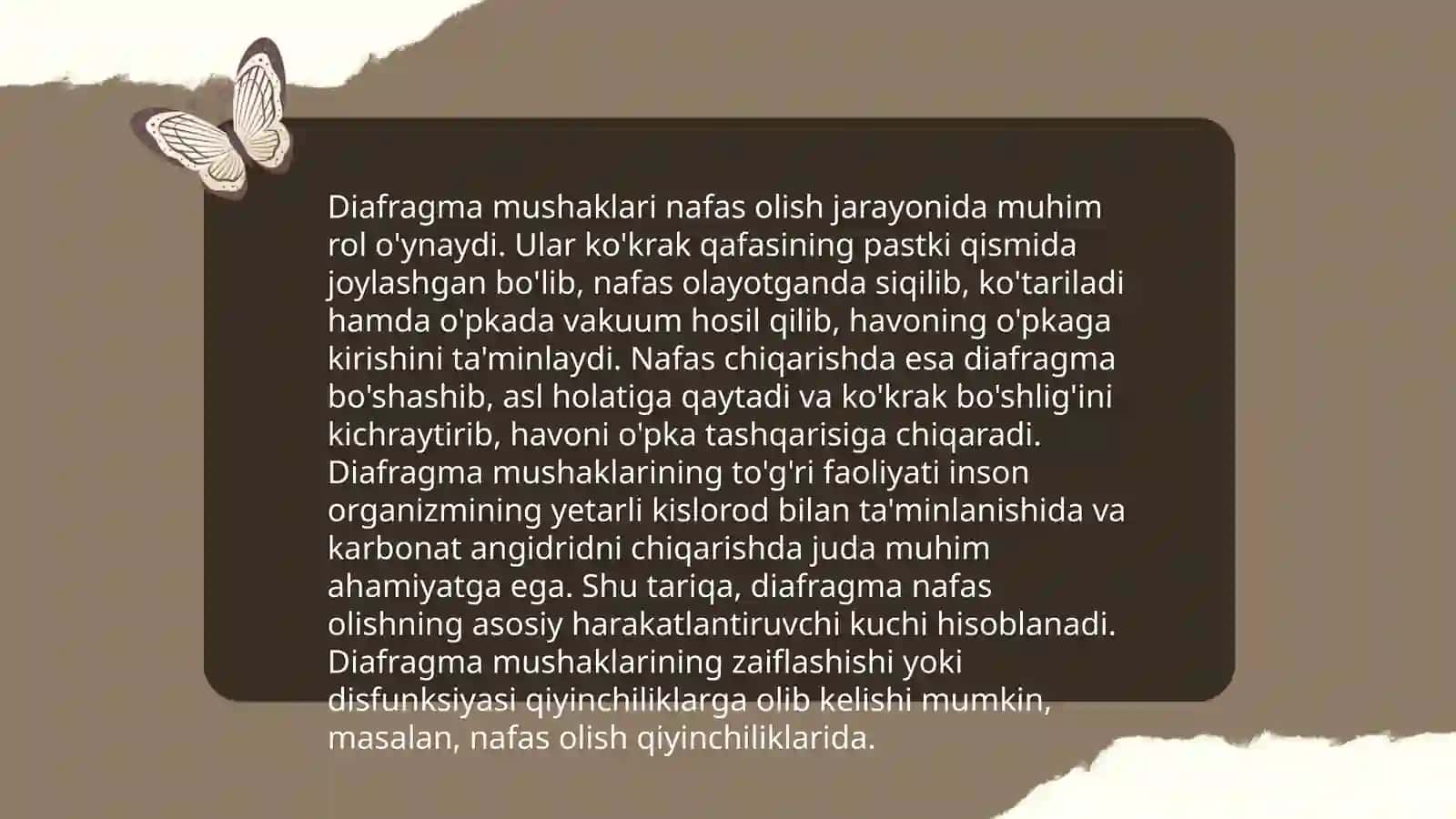 Diafragma mushaklari fiziologiyasi 4