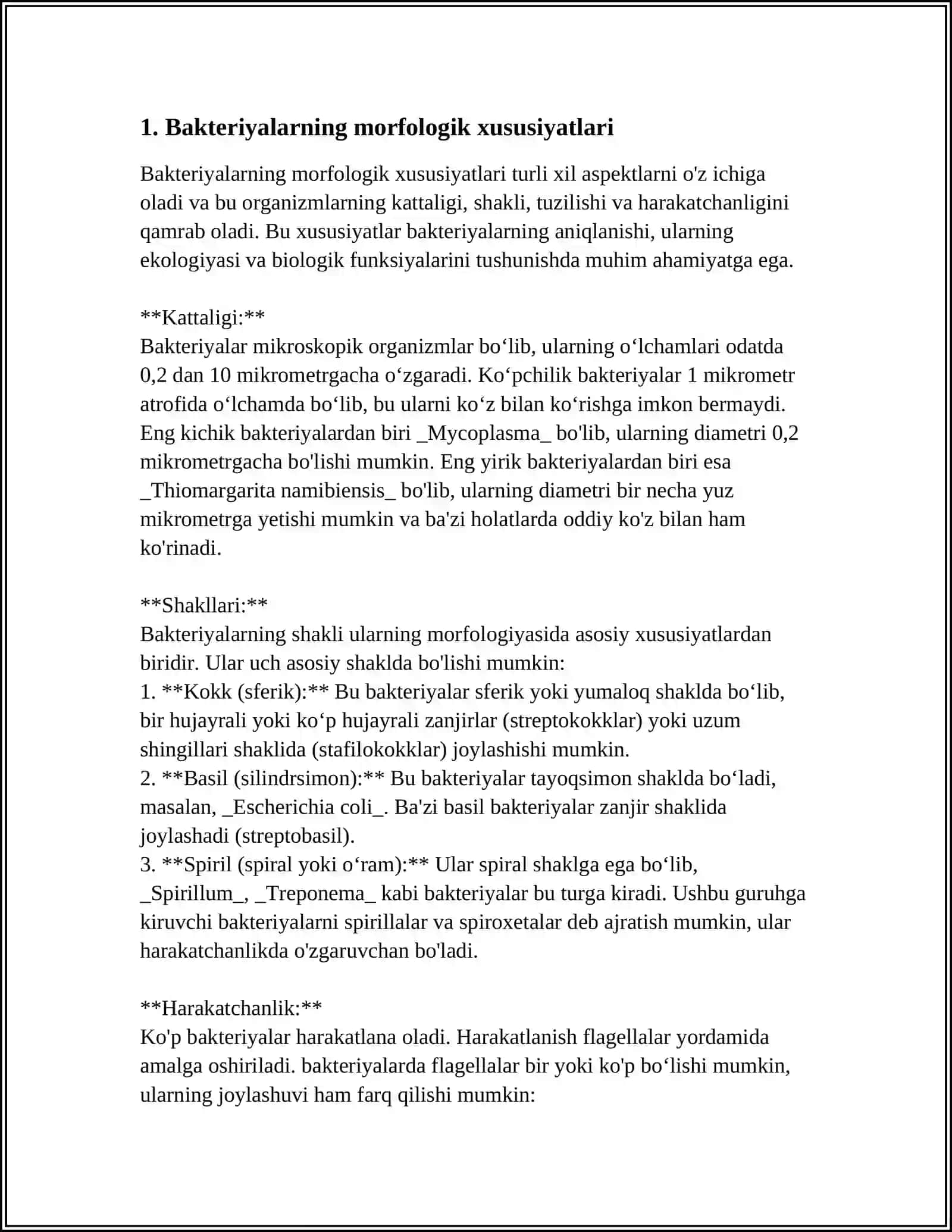 O'TA XAVFLI INFEKTSIYA QO‘ZG‘ATUVCHILARINING ASOSIY XUSUSIYATLARI 4
