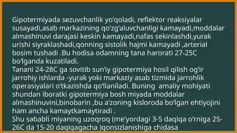 Gipotermiya va gipertermiya 4