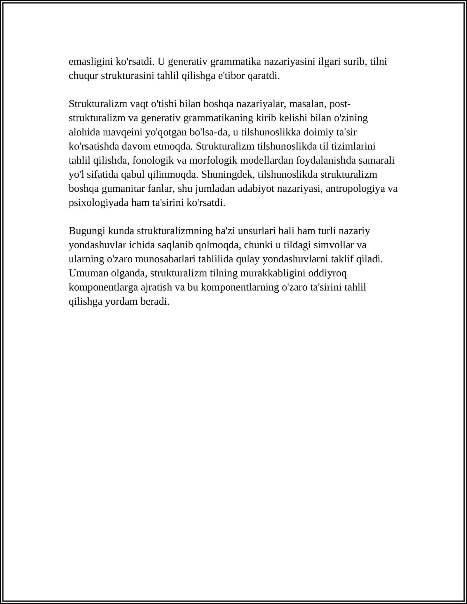 TILSHUNOSLIKDA STRUKTURALIZM 4