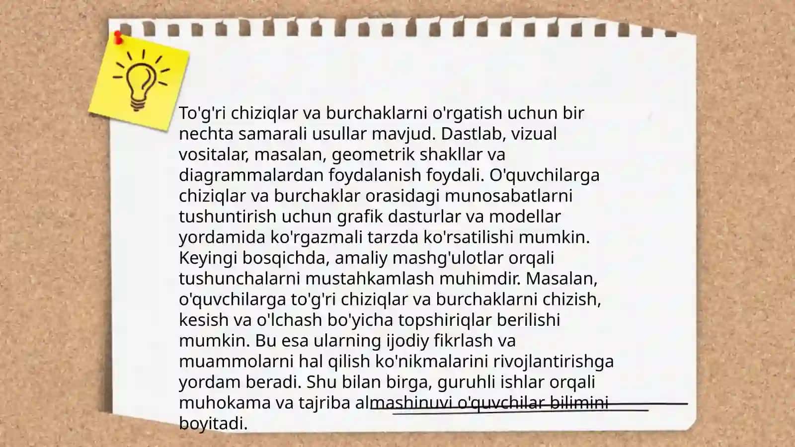 Boshlang'ich sinflarda geometriya elementlarini o'qitish metodikasi 4