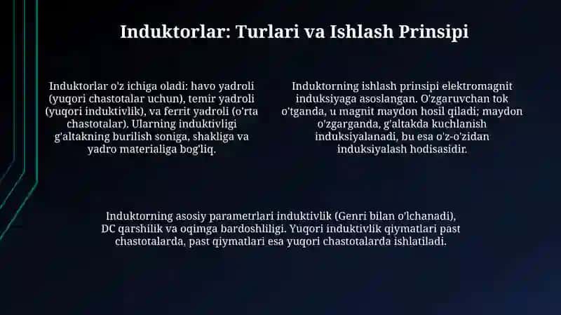 Kondensatorlar: Turlari va Ishlash Prinsipi 4