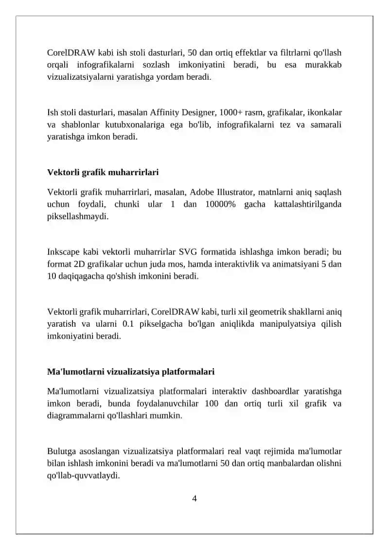 Infografikani yaratish texnologiyalari 4