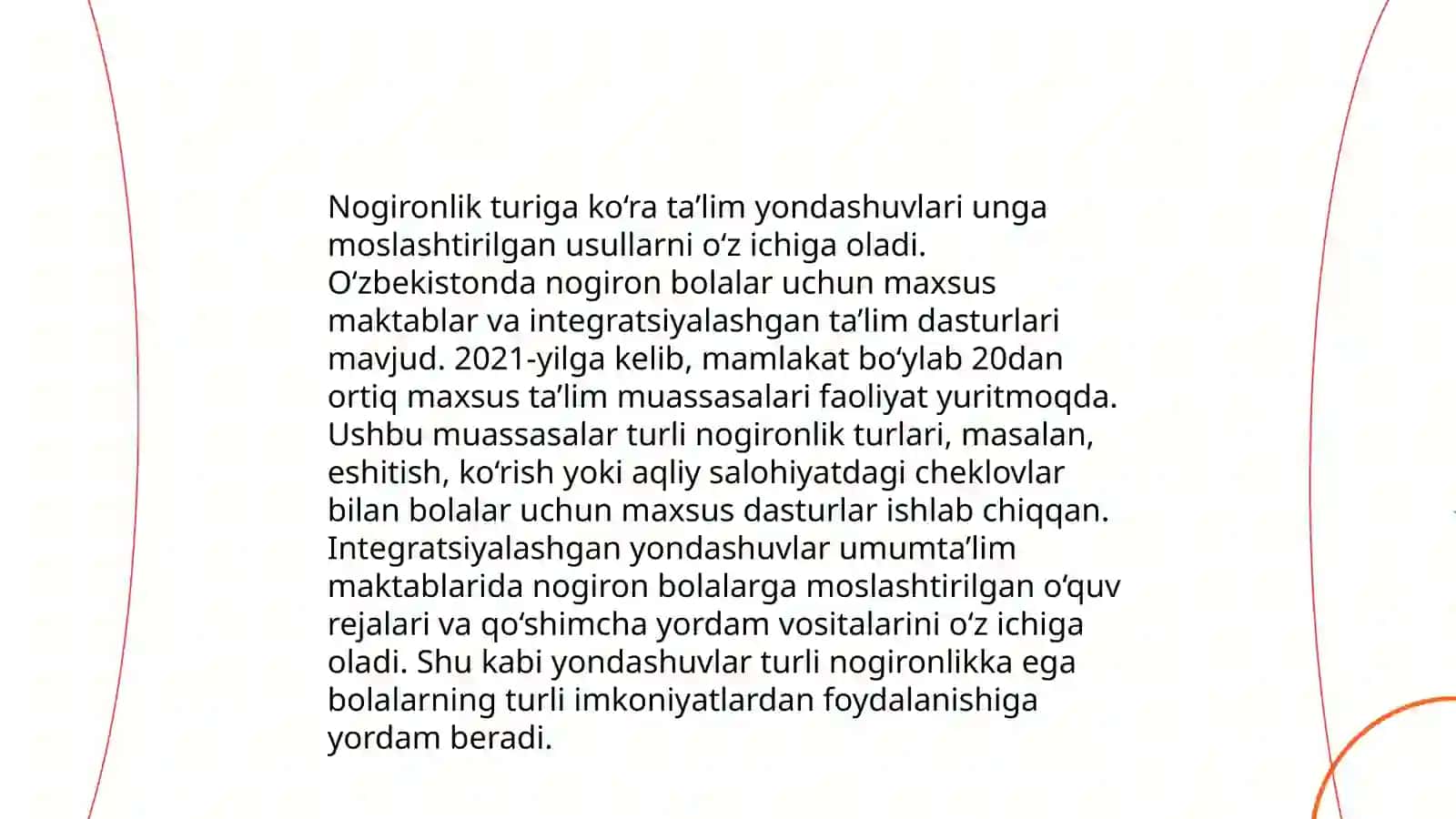 Imkoniyati cheklangan bolalar turlari va ularni inklyuziv talimga jalb qilish 4