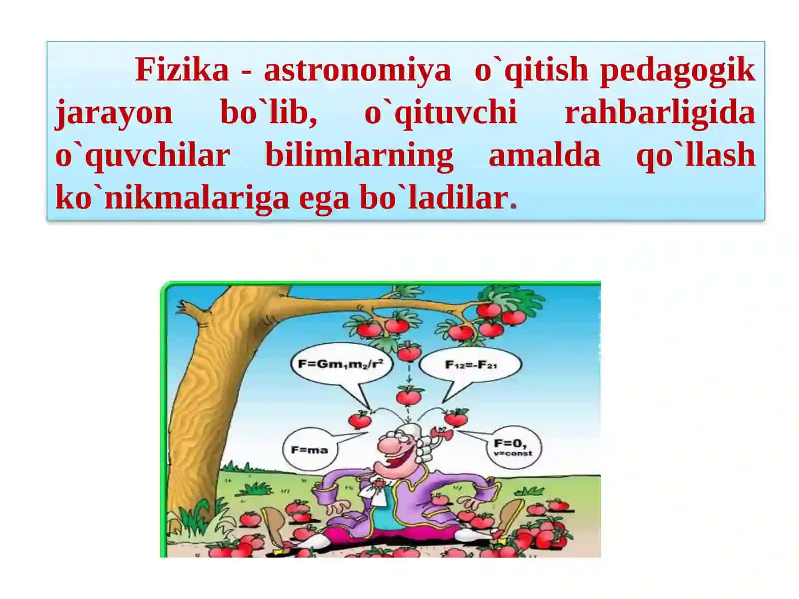 Fizikavaastronomiya darslarini tashkil etish 4