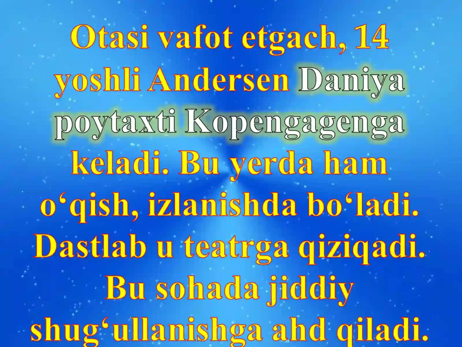 Andersenning hayoti 4