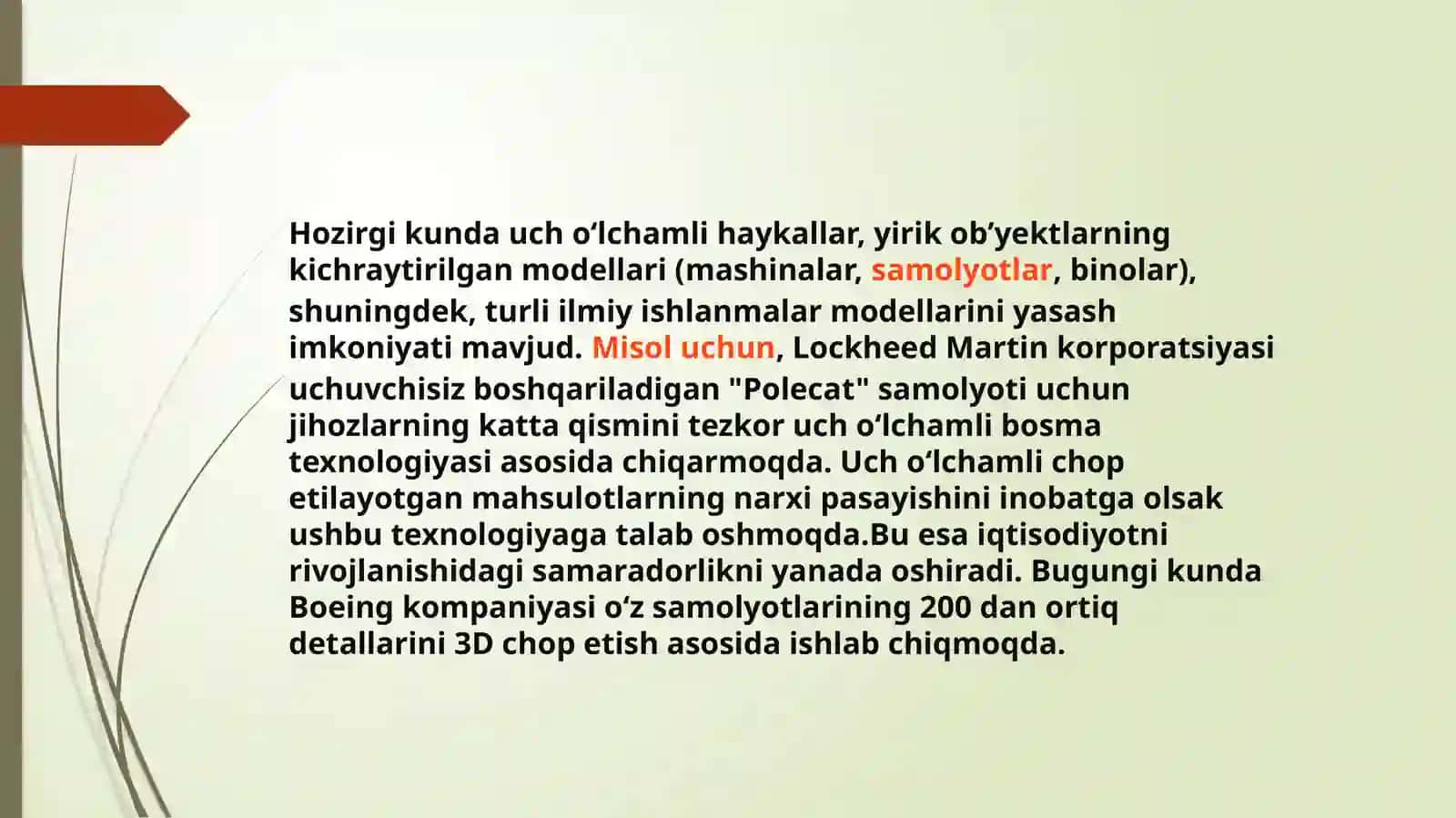 3D texnologiyalari rivojlanishining iqtisodiyotga ta'siri 4