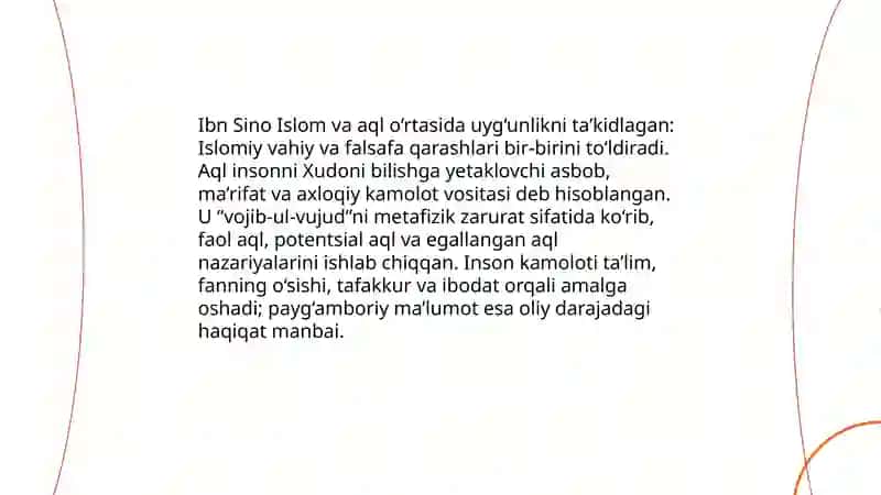 Sharq mutafakkirlarining Islom dinining inson kamolotiga ta'siri haqidagi g‘oyalari 4