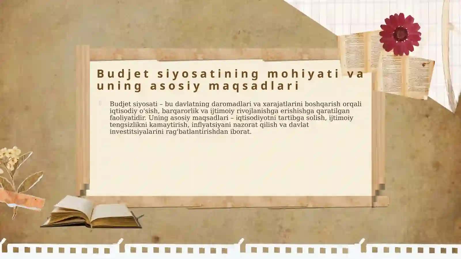 Budjet siyosati: Mohiyati va zamonaviy iqtisodiyotdagi o'rni 4