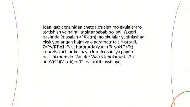 Real gazlar haqida ma’lumotlar 4