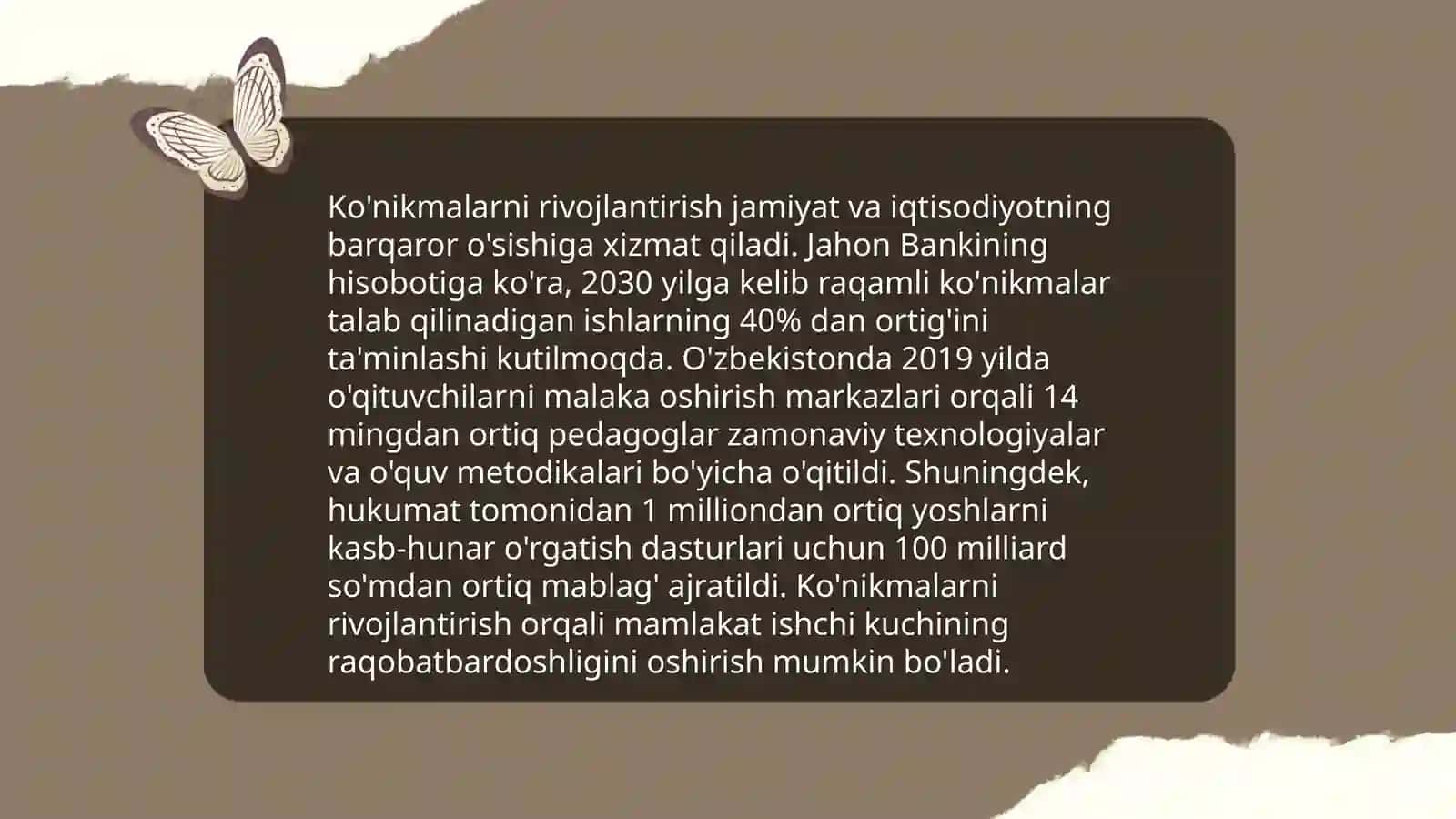 Bilim koʻnikma va malakalarni baxolash mezoni 4