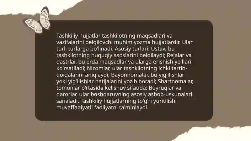 Tashkiliy hujjatlar va ularni rasmiylashtirish 4