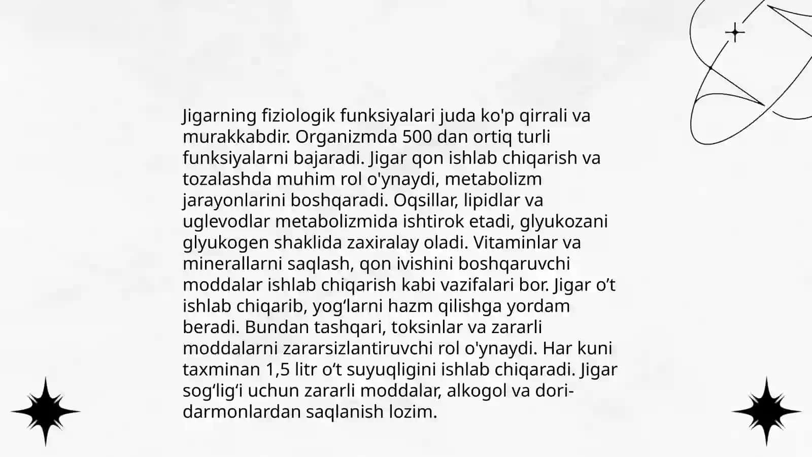 Jigarning palpatsiyasi va Kurlov bo‘yicha perkussiyasi 4