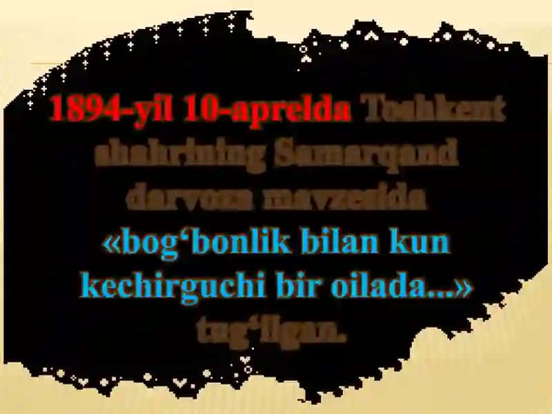 Abdulla Qodiriy, Oʻtkan kunlar 4