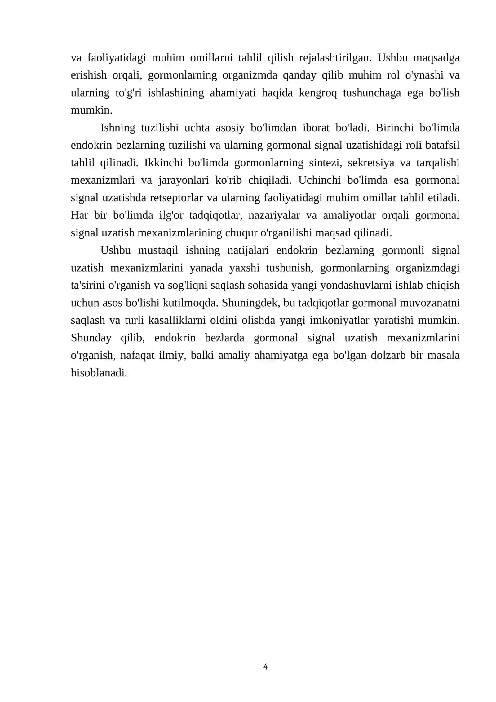 Endokrin bezlarda gormonal signal uzatish mexanizmlari 4