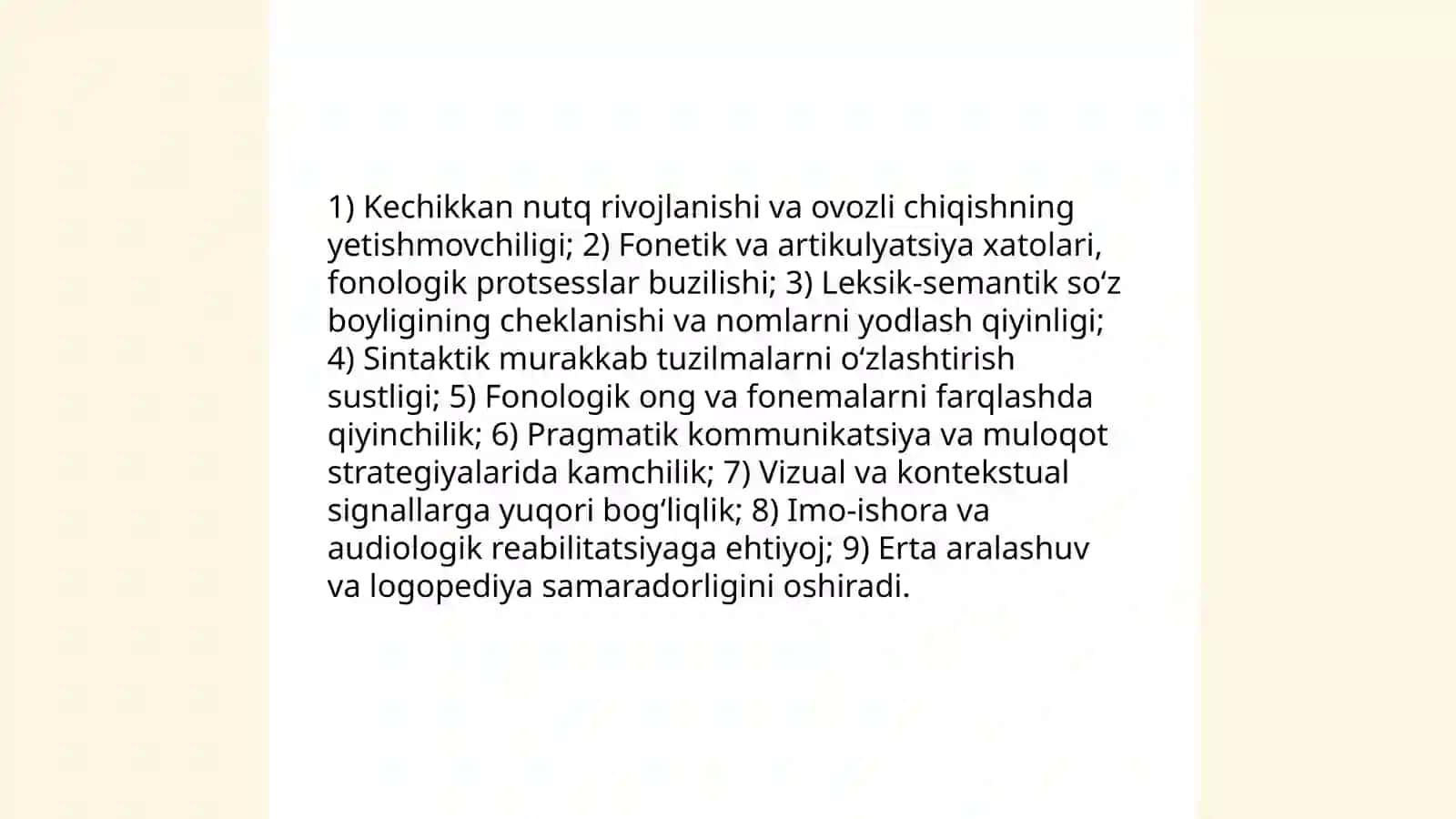 Eshitishda nuqsoni boʻlgan bolalarni maktabda taʼlim jarayonlarini oʻziga xos xususiyatlari 4