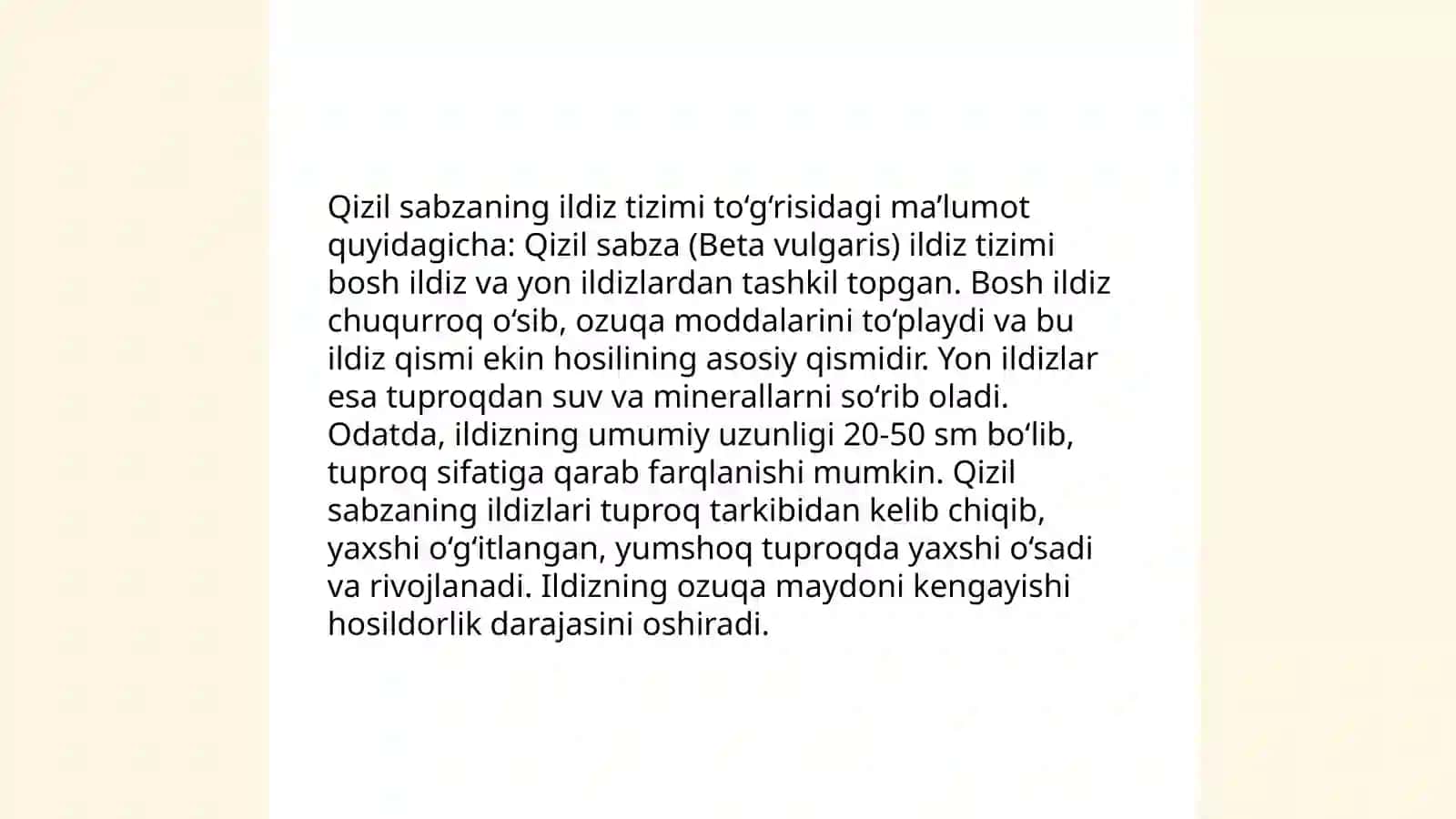 Qizil sebarga va qashqarbeda sistematikasi va marfologiyasi 4