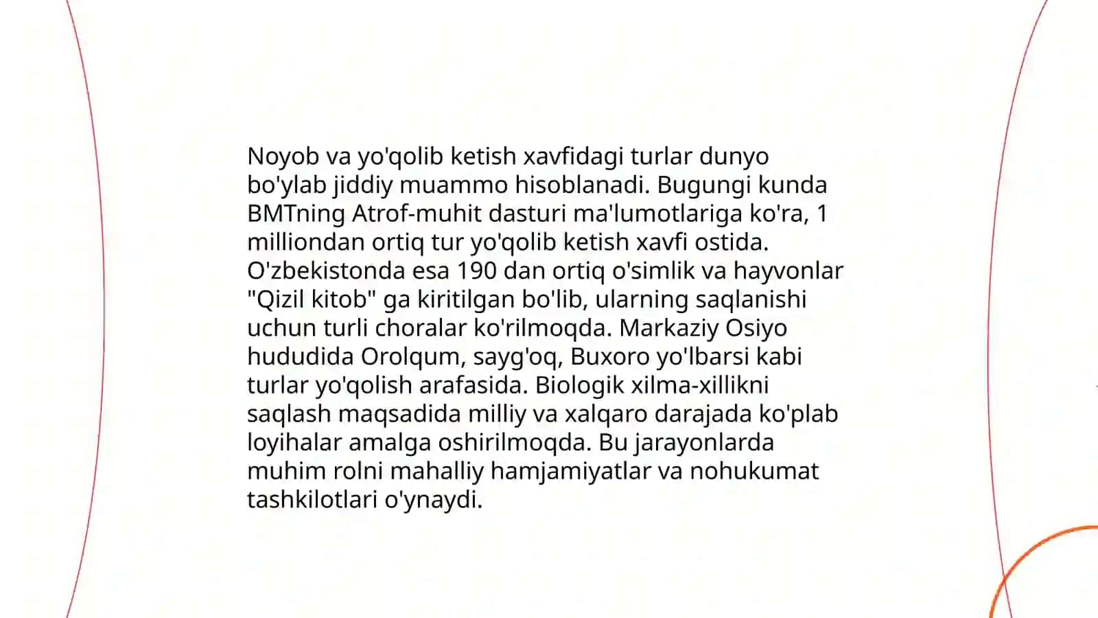 Biologik xilma-xillikni asrash muammolari 4