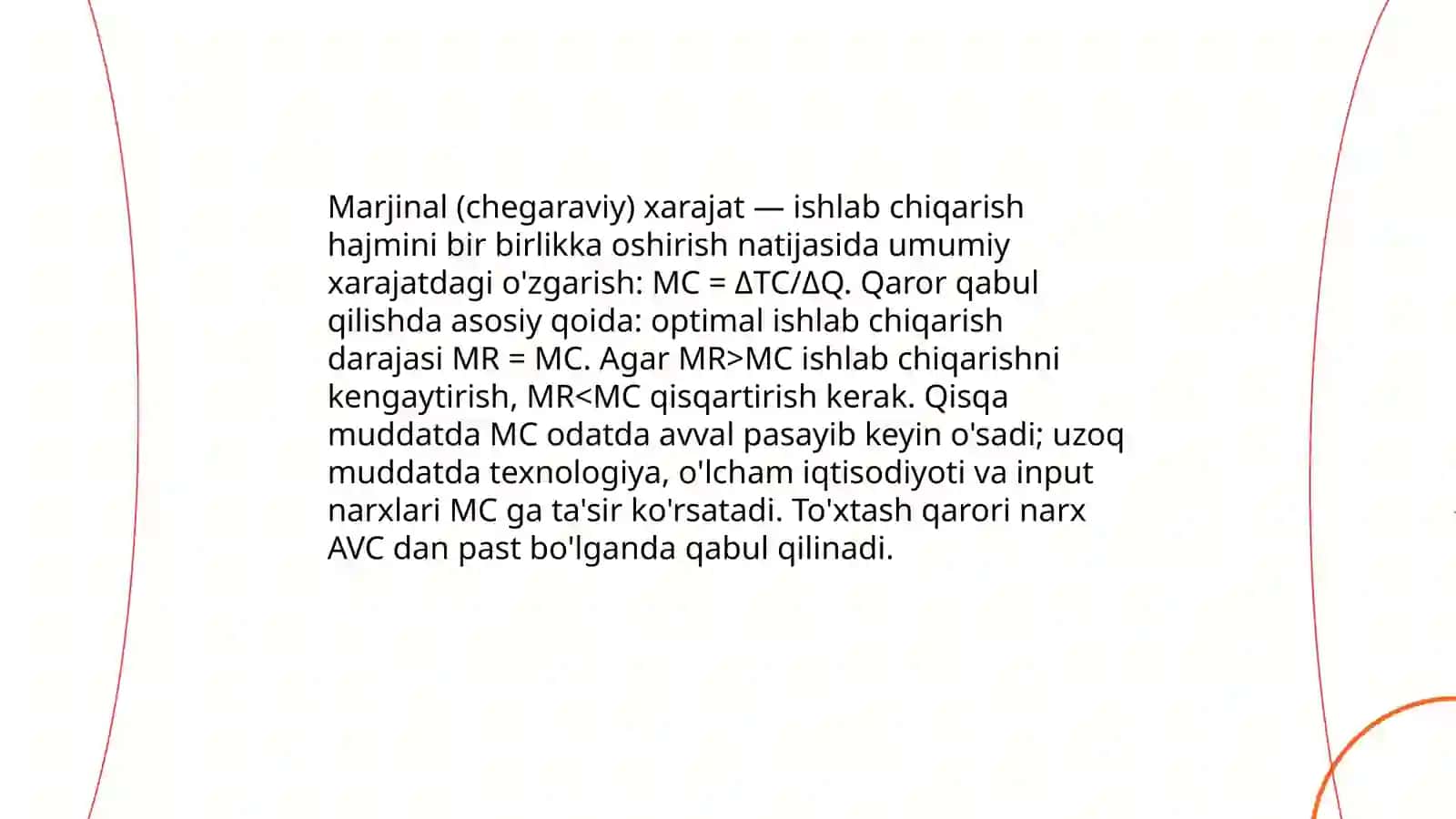 Xarajatlarni baholash va ularning dinamikasi 4