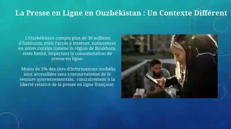Comparaison France-Ouzbékistan: facteurs socio-économiques et accès à l'information 4