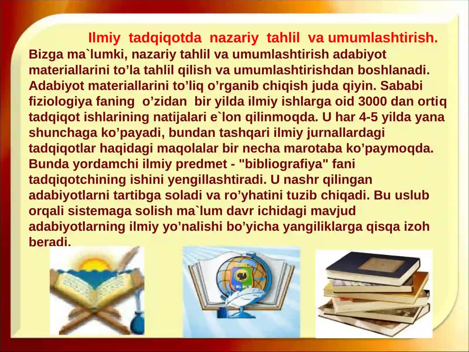 JISMONIY MADANIYATDA ILMIY TADQIQOT USLUBLARI 4