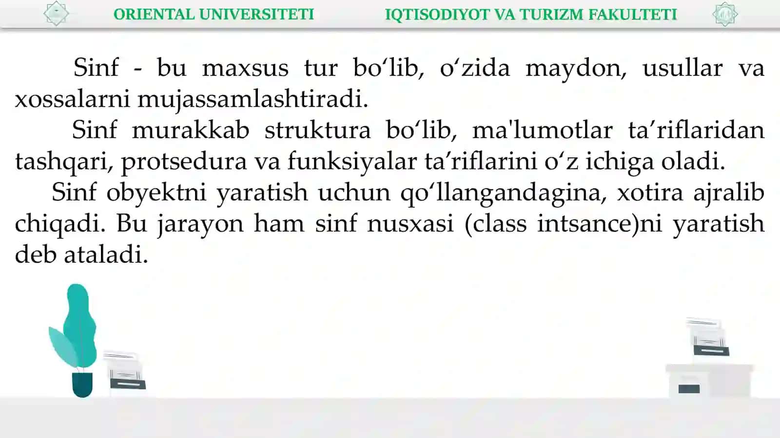 Pythonda sinflar va obyektlar 4