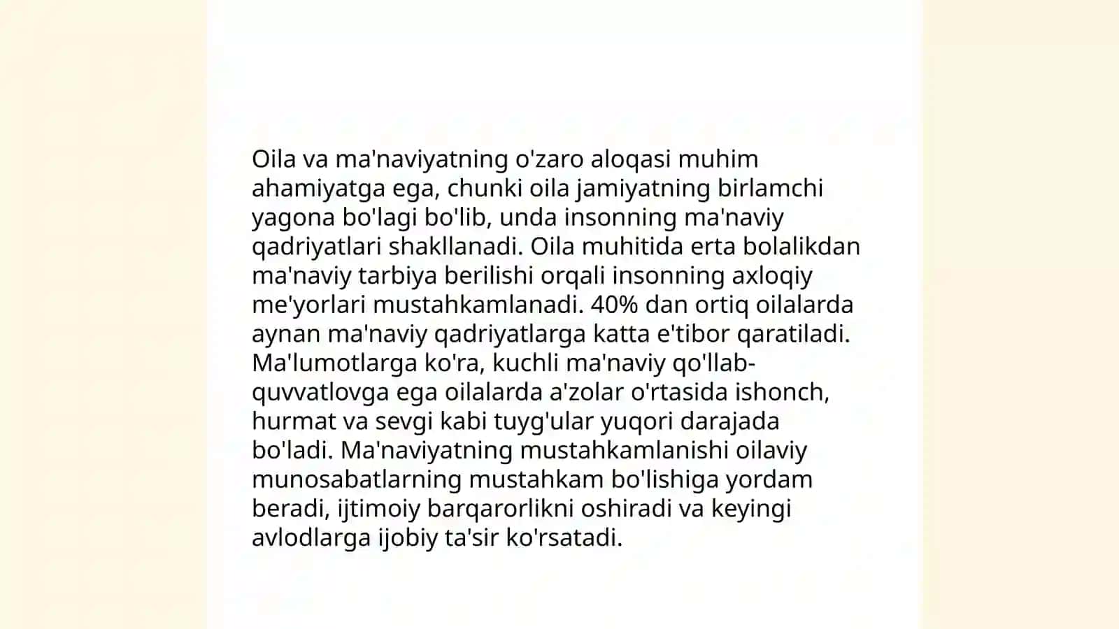 Yuksak ma'naviyatli shaxsni shakllantirish haqidagi kontseptual g'oyalar 4
