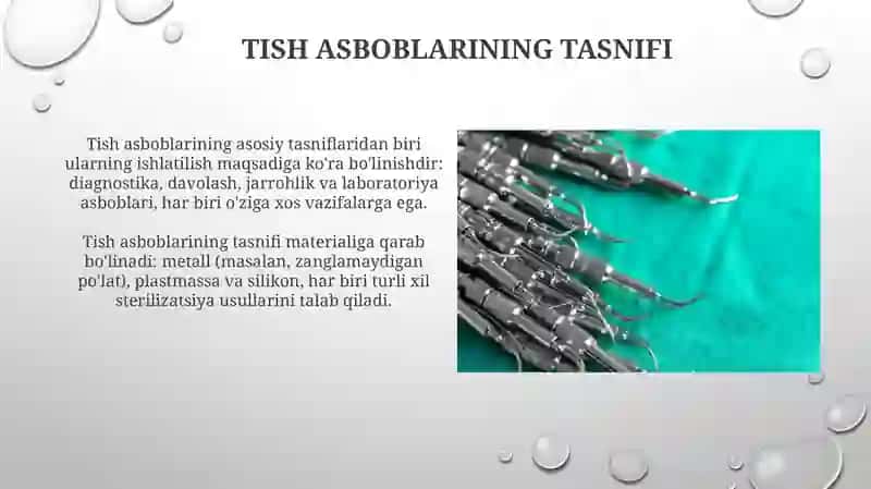 Plombirovka materiallarini aralashtirish va joylashtirish uchun ishlatiladigan asboblar 4