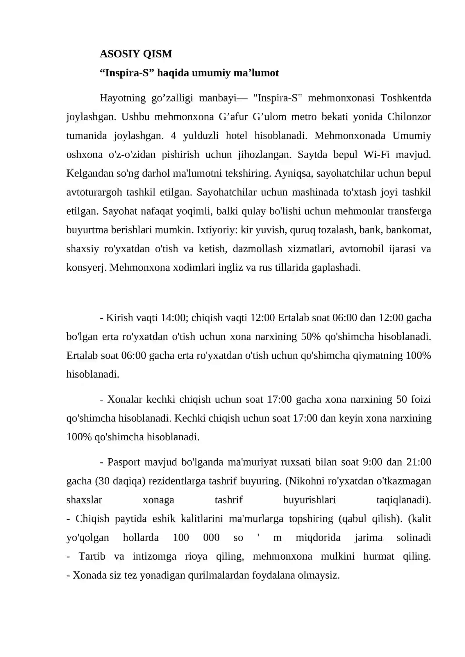Xorijiy turistlar oqimini oshirishda marketing rejalashtirish 4