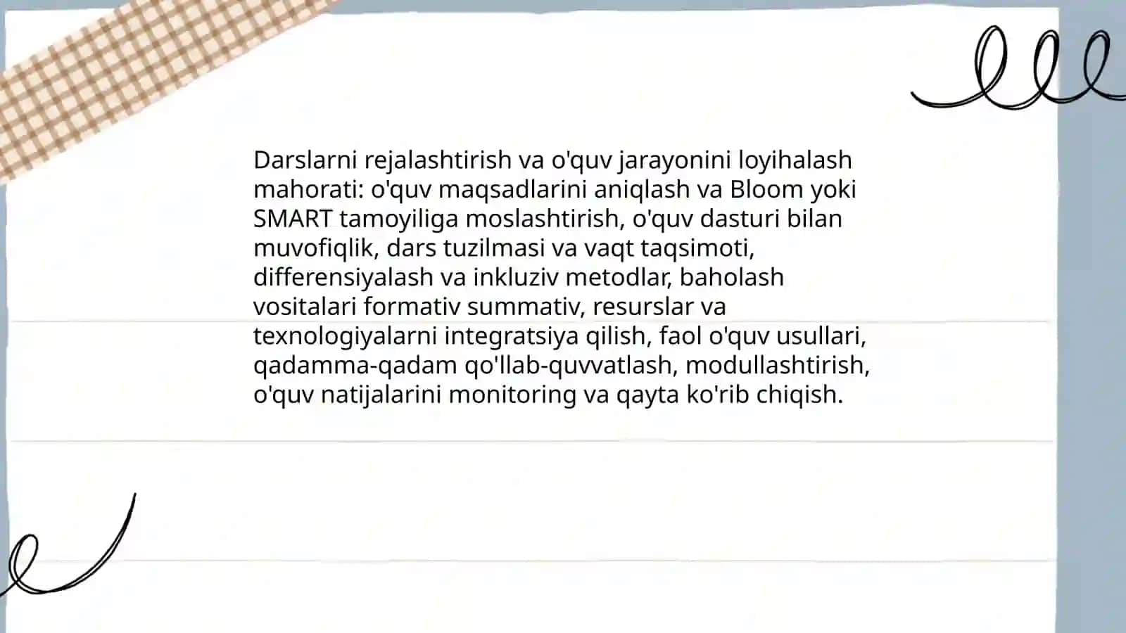 Tarbiyachining taʼlim jarayonidagi mahorati 4