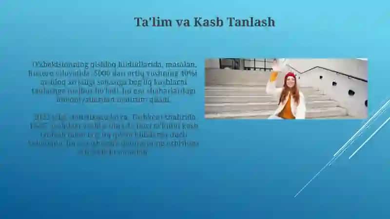 Yoshlar va kasb tanlash 4