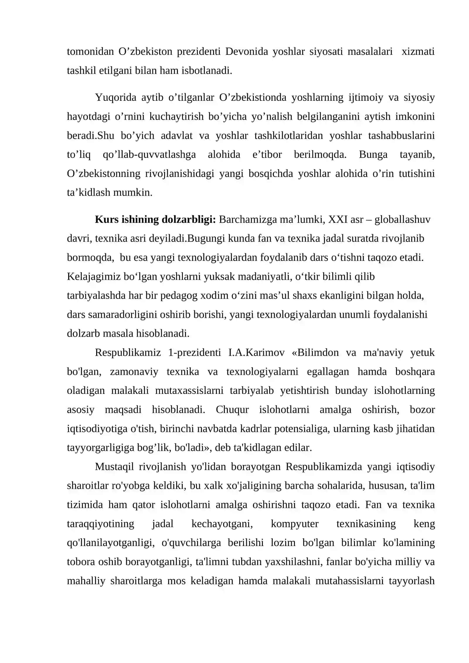 Fizika o’qitishning amaliy yo’nalishini kuchaytirishda texnologiyalashtirish va loyihalashtirishdan foydalanish 4