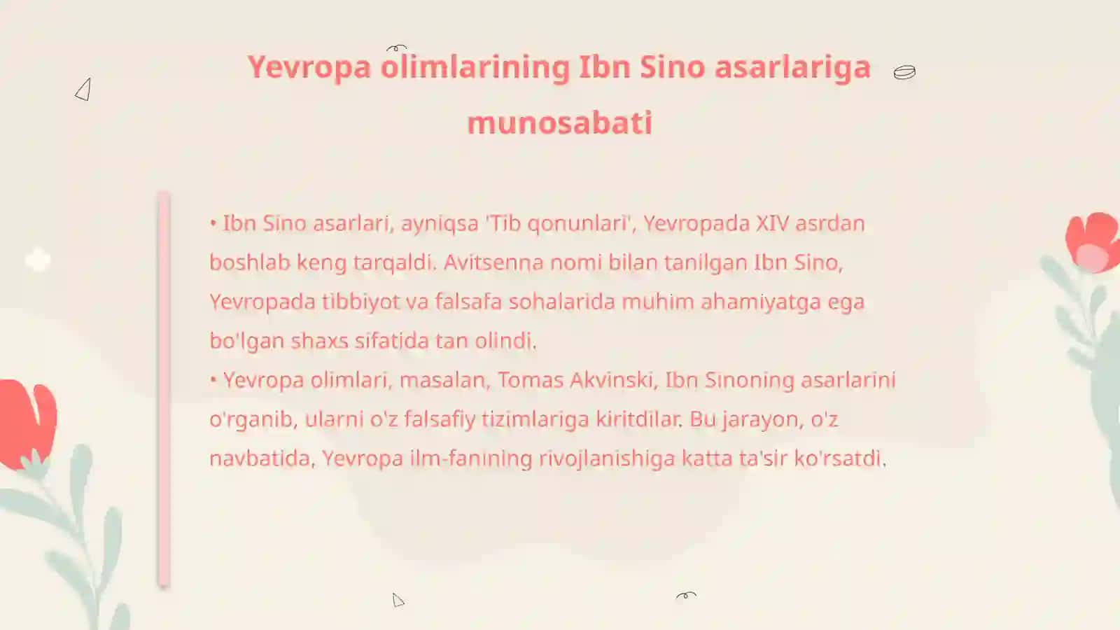 Ibn Sino Yevropa olimlari talqinida 4