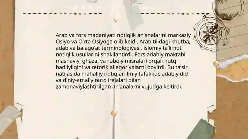 Sharq madaniyati tarixida notiqlik sanʼati 4