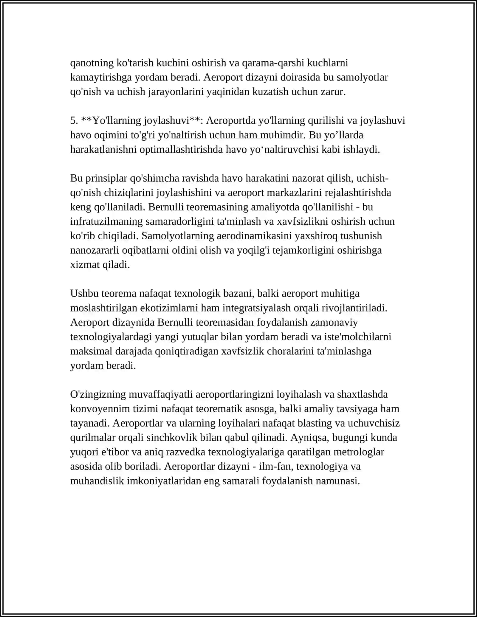 BEMULLI TEOREMASINING AMALIYOTDAGI TADBIQLARI 4