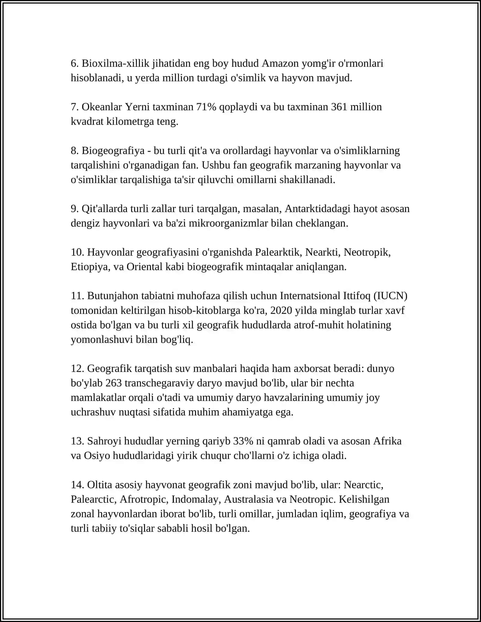 Geografik tarqalish 4