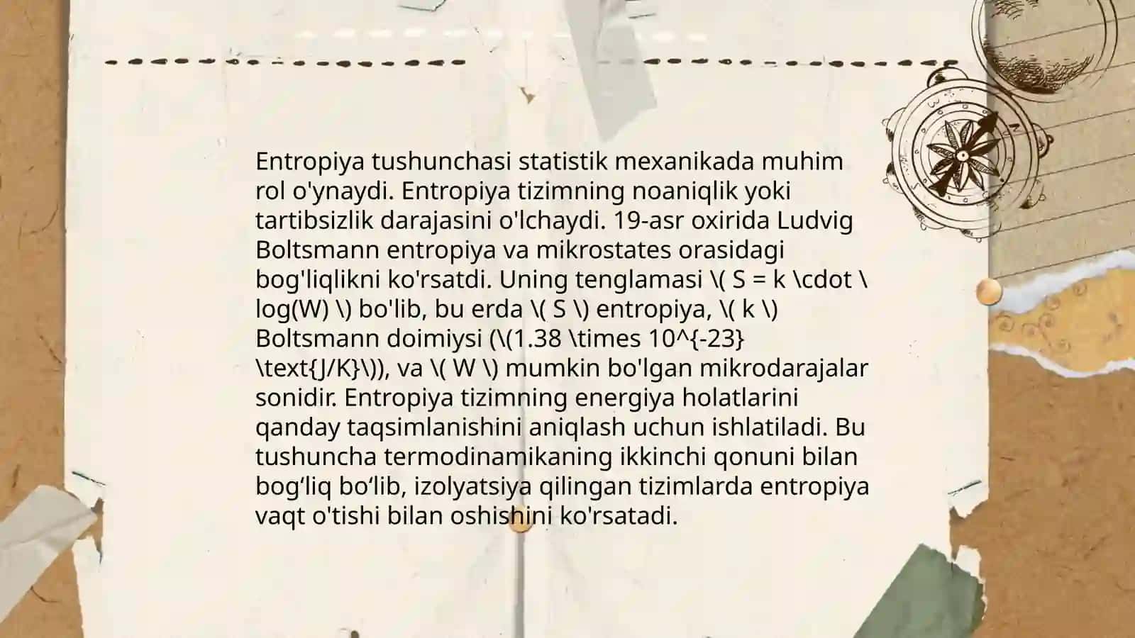 Entropiya va entalpiya 4