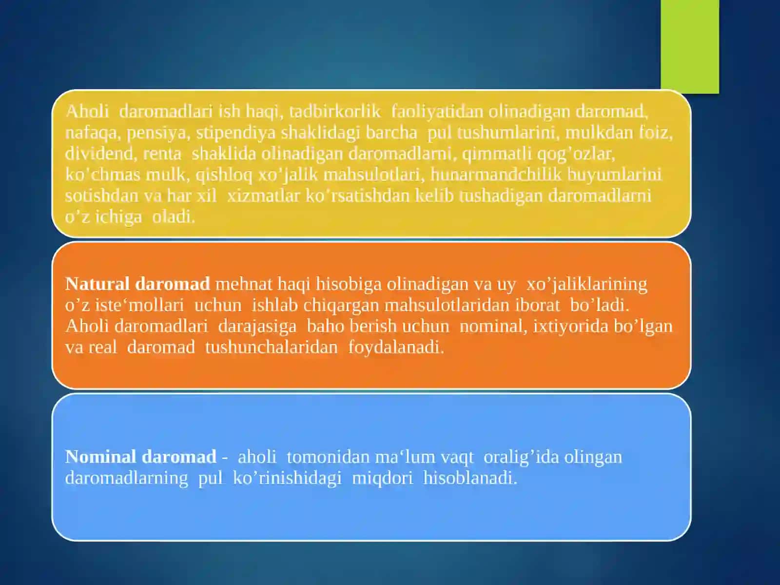 Aholi daromadlari va davlatning ijtimoiy siyosati 4