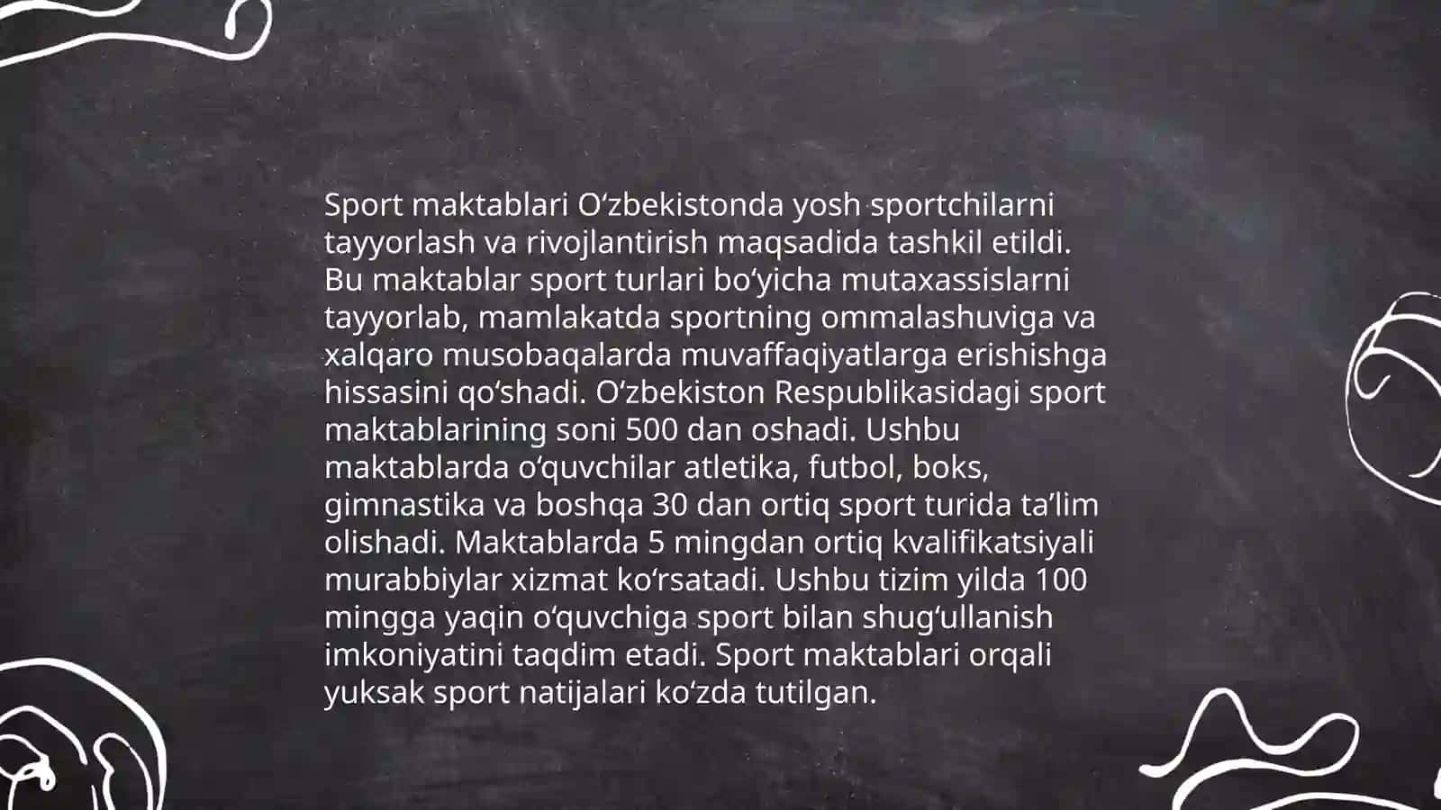 Sport maktablarining turlari va ularning Nizomi haqida tushuncha 4