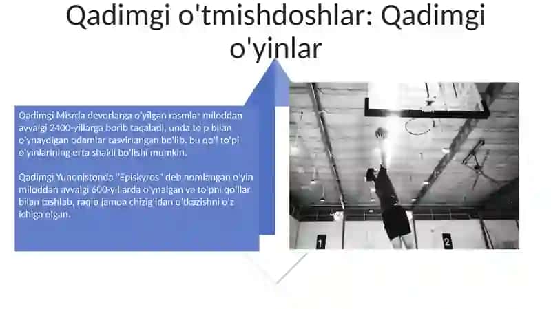 Gandbol oʻyinining kelib chiqishi va rivojlanish tarixi 4