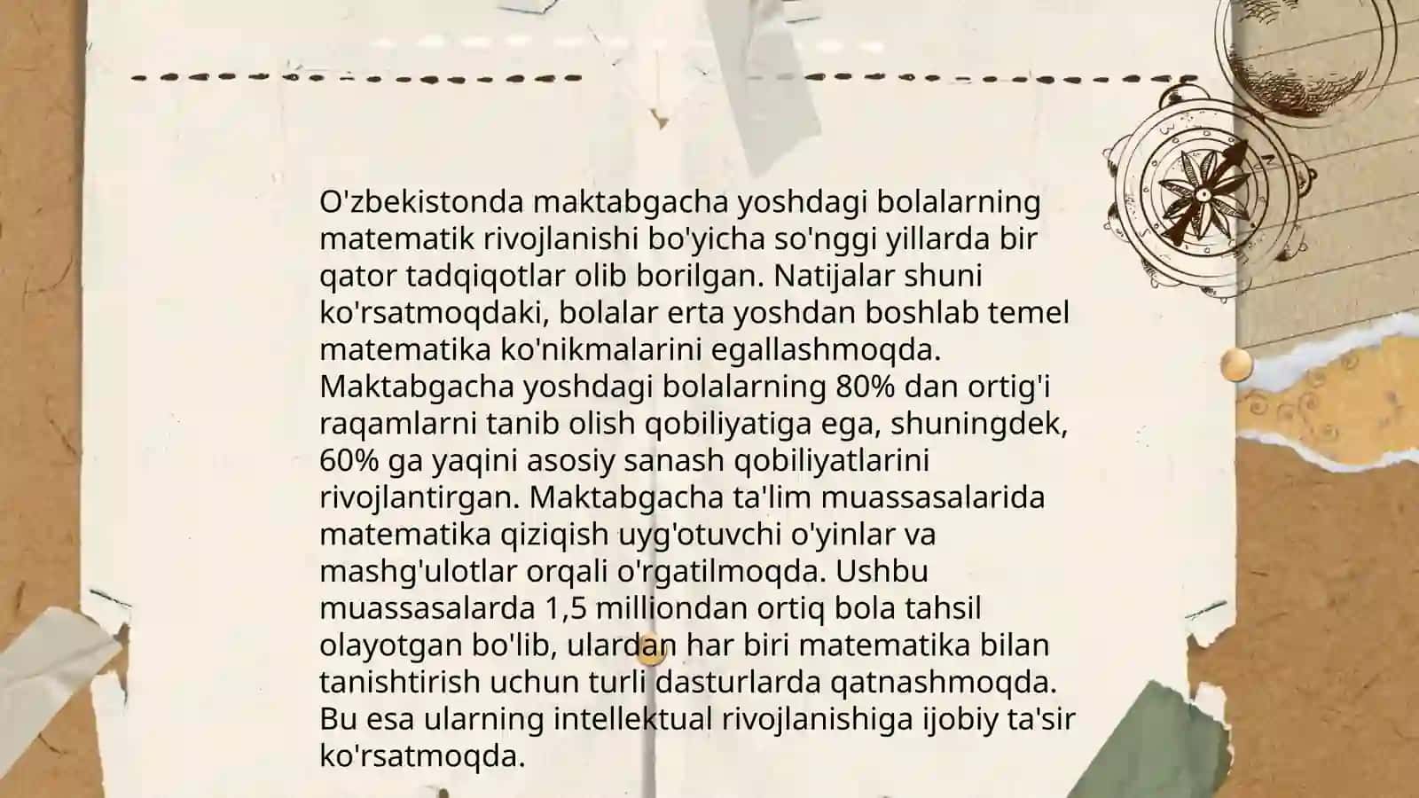 Maktabgacha yoshdagi bolalarning matematik rivojlanishining milliy va xorijiy konsepsiyalari 4