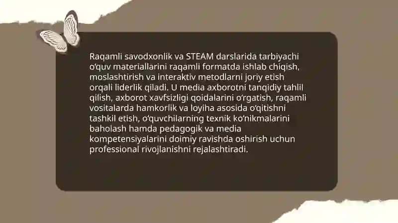 STEAM ta'lim texnologiyasini qo'llashda tarbiyachining media kompetensiyalarini rivojlantirish 4