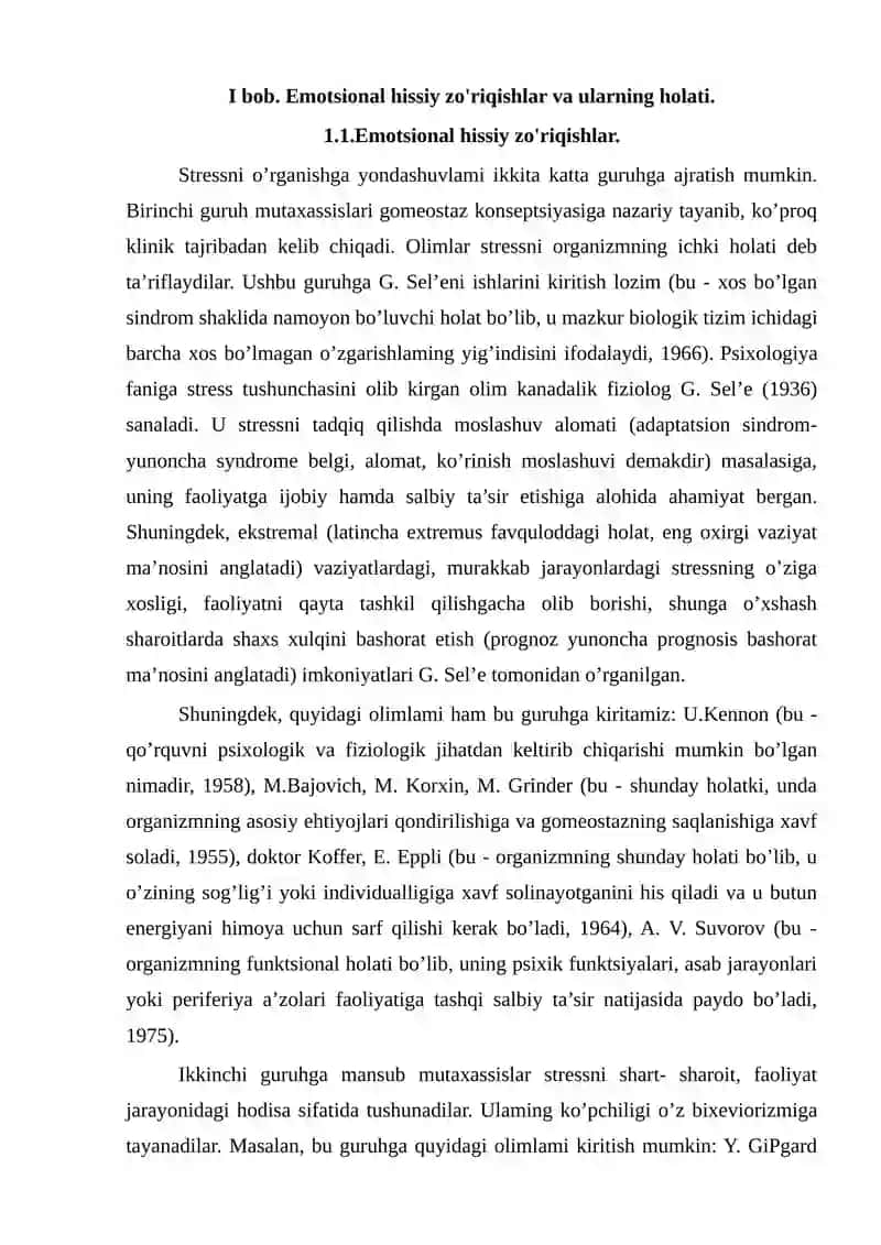 Emotsional hissiy zo'riqishlarni bartaraf etish bilan bog'liq treninglar 4