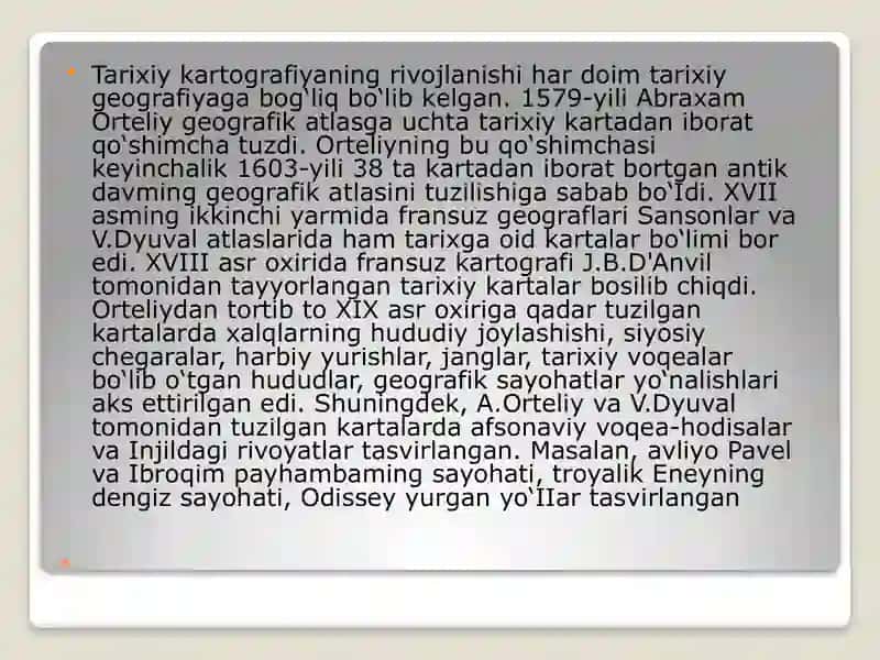 Tarixiy geografiya va uning xususiyatlari 4