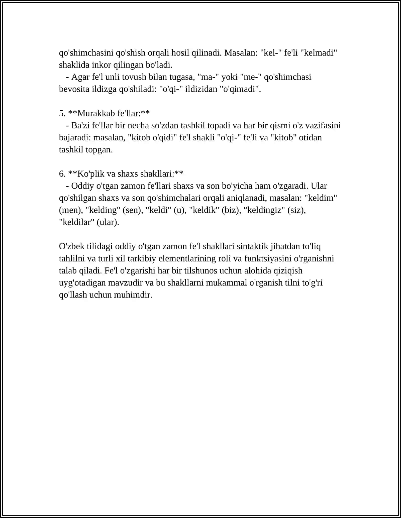 PAST SIMPLE 4